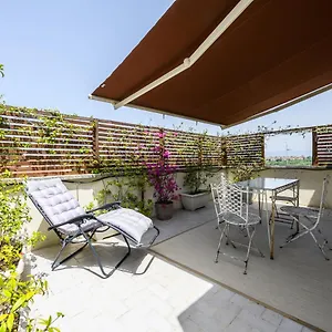 Rooftop Porretta Citta Giardino Check-in From 3 Pm To 10 Pm Apartament